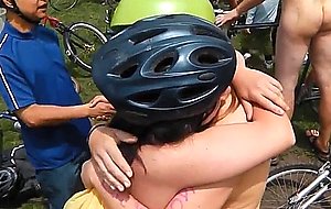 Naked bike ride