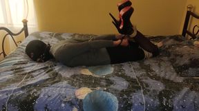 Selfbondage Hogcuffed Vibed N Orgasm Denied