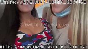 Amour torride en vol avec mes amies, sexe intense dans l'avion !