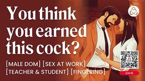 ASMR Audio Porn: Male Dom Teacher Fucks His Submissive Student – Sex At Work – Erotic Audio Roleplay