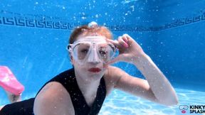 Underwater Wetsuit & Mask Fetish: Filling, Bubbles & Breath Control - WMV