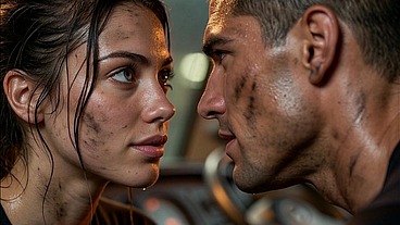 ALEX THE FIREFIGHTER WHO FUCKS HIS PARTNER VALERIA BEFORE GETTING HOME WITH HIS WIFE- PORN IN SPANISH AI PORN