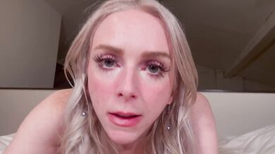 Cute Freckled Blonde Submissive BJ Cures Stress Gushing Countdown