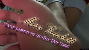 Your place is under My feet