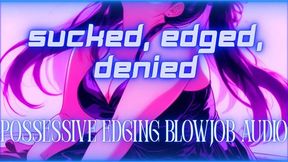 Sucked, Edged, Denied: Possessive Edging Blowjob Audio (MP4)