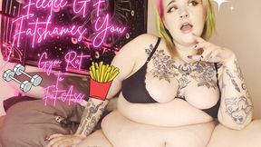 Feedee GF Fatshames You - Gym Rat to Fat Ass