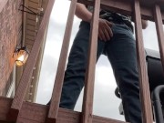 Redneck Mason Volt pisses off deck