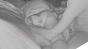 Night vision cam caught stepson using stepdad's ass on the living room sofa bed - FULL VERSION