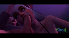 Sims 4 - Nice blowjob by my ex girlfriend at home