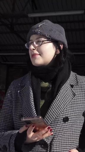 German Scout - Black Hair PAWG Glasses Girl Melli Venom Pick up for First Casting Fuck