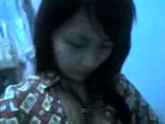 Indonesian Amateur Asian Teen Shows Her Body
