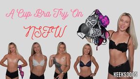 NSFW - A Cup Bra Try On