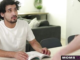 mother I'd like to fuck Maid Aiden Ashley Groans to Stepson, "Screw My Moist Vagina Harder U Little Perv!"