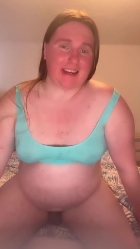 Epic moment from &quot;Fucking huge and swallowing dildos&quot;