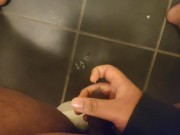 Chubby Teen Cums In Public Toilet And Moans Loud