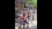 Jerking my dick on the beach, my cum spewed out💦