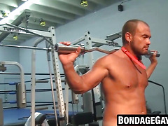 Gym gear becomes tools for muscular Dom's cruelty