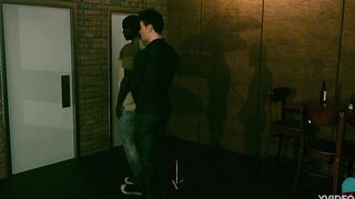 BEING A DIK #117 • Gets blown off into the restroom by