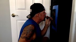Married Latino Gloryhole Suck Off
