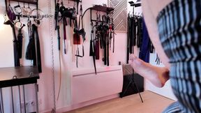 Sensual Scarf Bondage and JOI