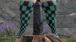 Tanjiro Kamado Dildo Riding (femboy Sex)