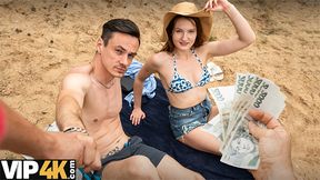 Stanley Johnson & Olivia WestSun seduce and cheat on their boyfriend in public lake of orgasms
