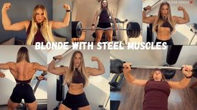 Blonde with steel muscles MOV