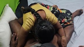 Shy Tamil Housewife Doing Hot Blowjob to His Husband Friend