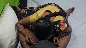 Shy Tamil Housewife Doing Hot Blowjob to His Husband Friend