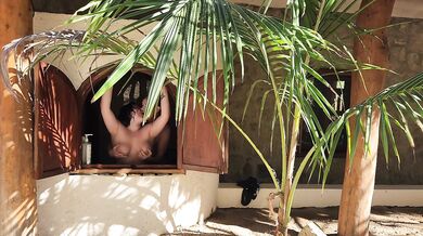 Sneaking into his shower...
