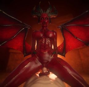 Oc Succubus in an Orgasmic Cowgirl