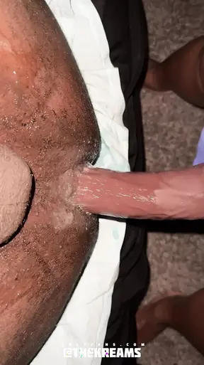 Wife Stuffs 12 Inch Dildo Inside Of Hubby