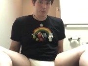 Diaper Boy Damien Turner in a Messy Diaper at the Office!