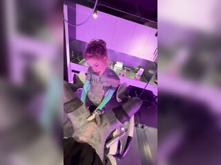 Tattooed Angel Pegs Boyfriend's Booty - Tied Balls & Deep Fingering