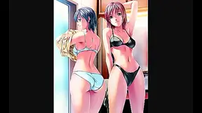 Sexy Nude Manga Girl Poses Seductively in Ecchi Art by Rezi