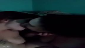 Lesbian couple makes out hornyly