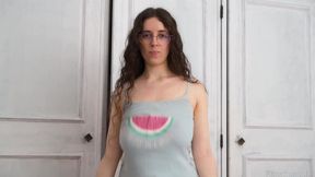 Braless Bouncing Edging Challenge