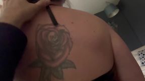 Extreme dirty talking, Amelia taking long cock in her pussy