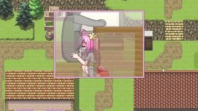 Horny Grocery Store Clerk Gets Fucked In Anime Game Scene