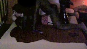 Hung bbc easily turns white CD faggot into his slut