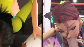 Triple the Temptation Sizzling Sirens Please the Most Insatiable of Guys inside a JawDropping SplitScreen Group sex!