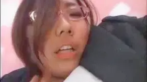 Seductive Asian Office Chick Rides Dick in Elevator Orgasmically