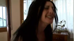 Fucking brunette big tits mom