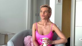 hot busty milf subil arch fucks and sucks and gets a huge facial in this homemade video