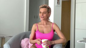 hot busty milf subil arch fucks and sucks and gets a huge facial in this homemade video