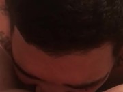 Brittani loves getting her pussy eaten by husband