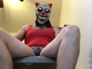 RETRO VID: Crossdressing Clown Feet Worship POV