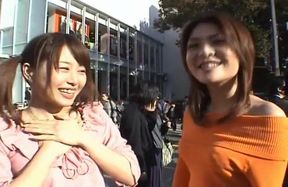 Hot Asian Lesbians Kissing Publicly - Mayura Hoshizuki's Steamy Encounter
