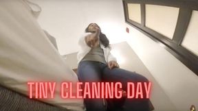 Giantess – Yoko – Tiny Cleaning Day