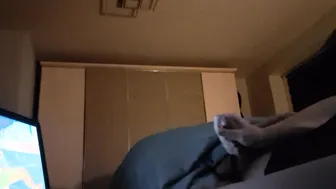 German Teen Jerks Big Cock on Live Webcam